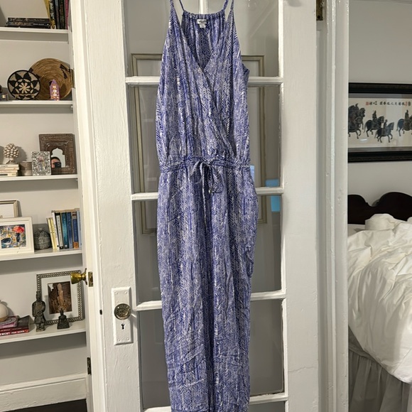 Splendid Printed Sleeveless Jumpsuit - Picture 1 of 3